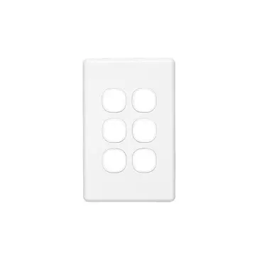 Clipsal - Classic C2000 Series Switch Plate Cover (6 Gang)